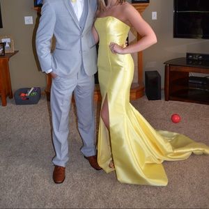 Sherri Hill Strapless Prom Dress